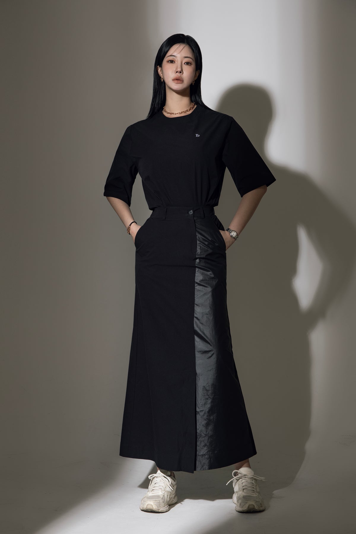 TWO TONE SKIRT