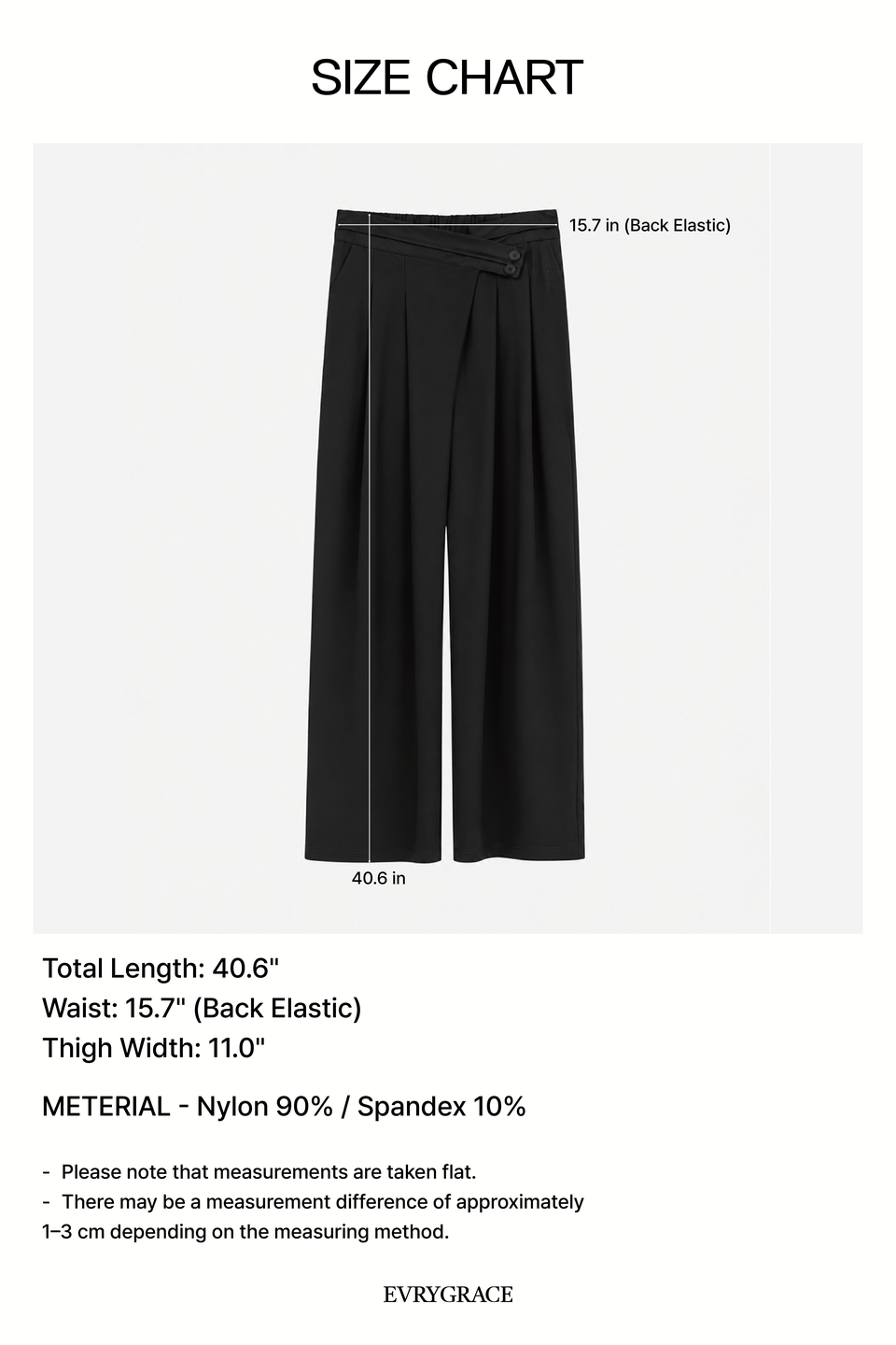 RUBBER BUTTON PANTS