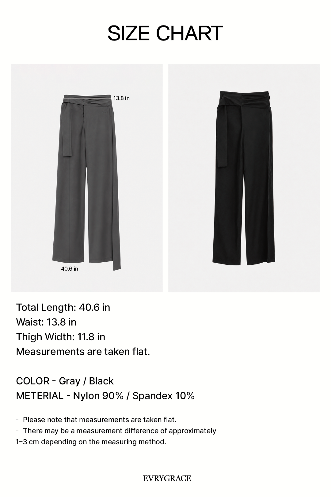 WIDE STRAP PANTS