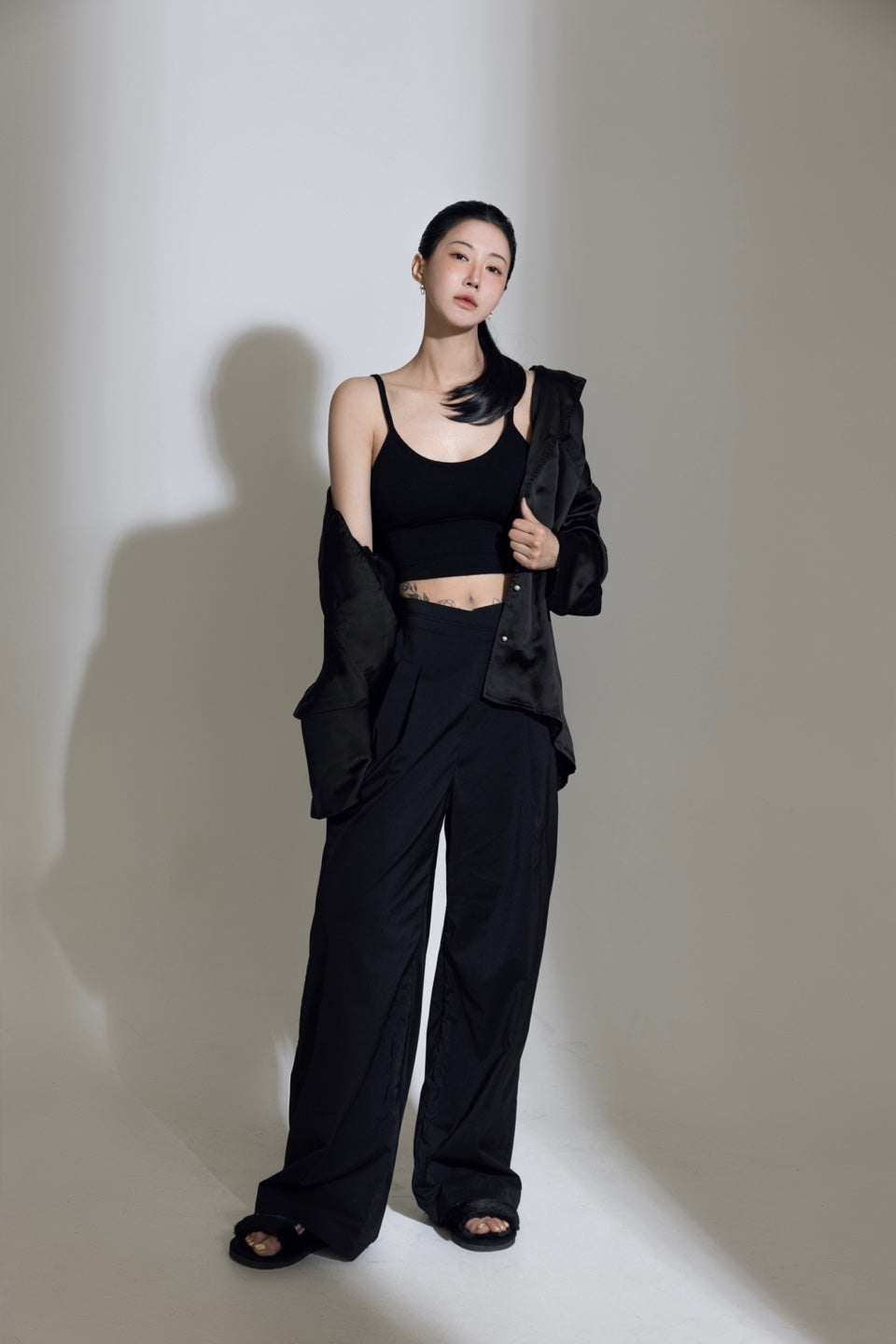 RUBBER BUTTON PANTS